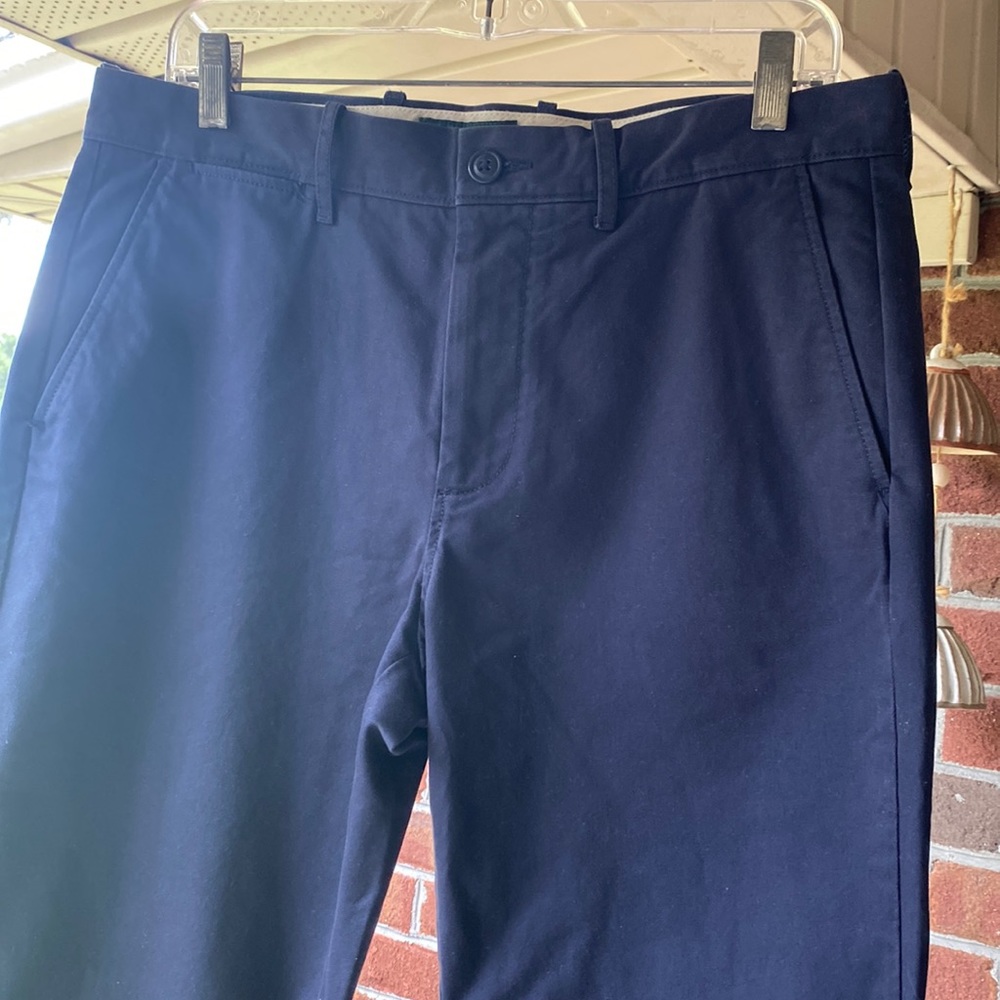 J. Crew Always Navy Chino pants, size 32”W34”L